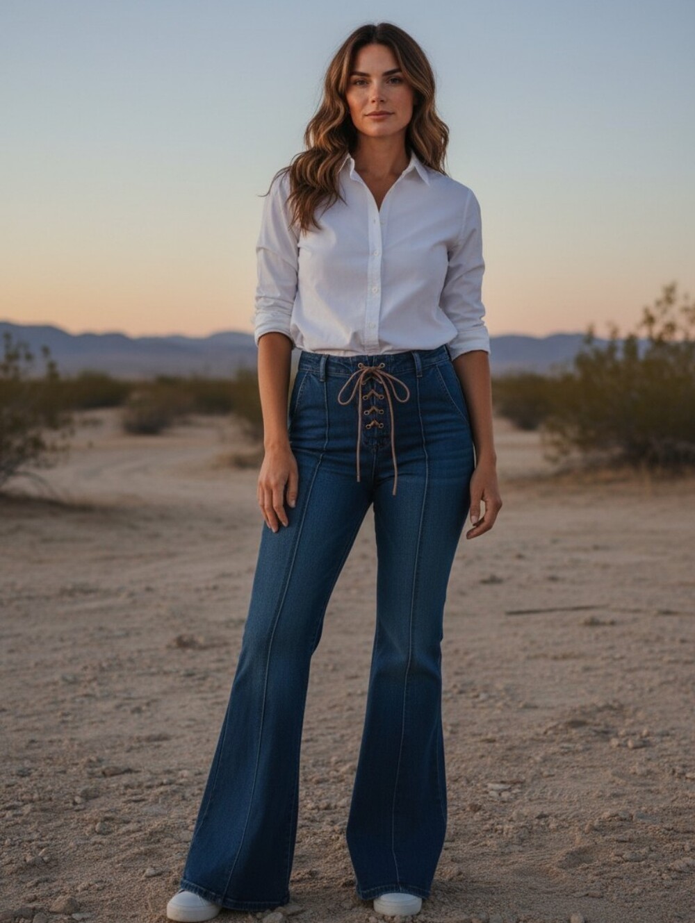 Idyllwind Jeans Womens 12 By Miranda Lambert Western Flare Suede Tie Front WJ87